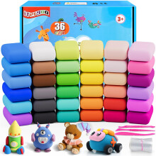 ifergoo Air Dry Clay 36 sznu Magic Foam DIY formz agyag Slime kiegsztokhz s Slime kellkekhez Knnyen hasznlhat Nagy ajndk gyerekeknek