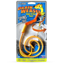 FlexiSnake Drain Weasel Sink Snake Hair Clog Remover Vrktjsst Sink Pipe Badevrelse Badekar aflbsrens 18-tommer lang fleksibelt fremstillet i