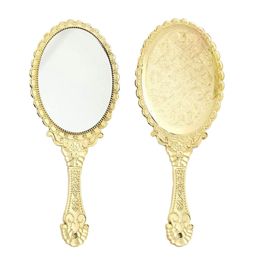 Kabake Handheld Mirror Hand Held Mirror With Handle Small Travel Packet Compact Mirrors Vintage Decorative Makeup Cosmetic Purse Mirrors For Girls