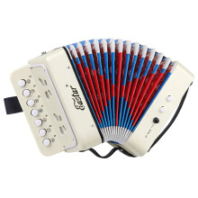Eastar Kids Accordion Toy Accordian Mini Musical Instruments 10 Keys B