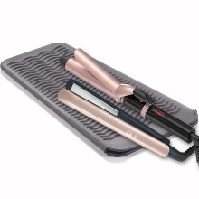 Ryke Kukkri SmellRose Estera y Funda para Plancha de Pelo, Estera Resistente al Calor para Plancha y Rizador