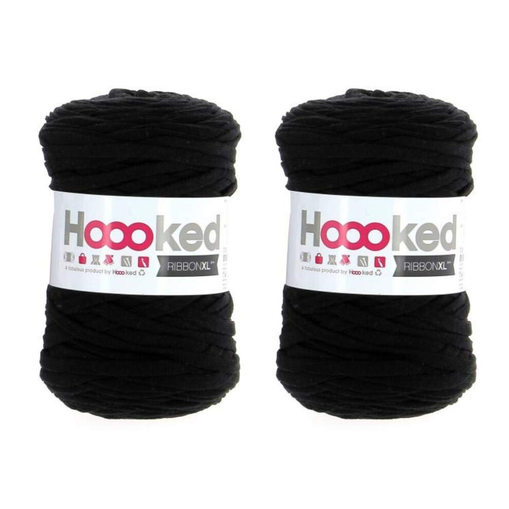 Hoooked Ribbon Xl Garen Black Night-image