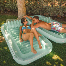 Float Joy Solarium-Pool, aufblasbare Pool-Schwimmkrper fr Erwachsene, Solarium, Pool-Liege, aufblasbare Pool-Schwimmkrper zum Schwimmen, Sonnenbad