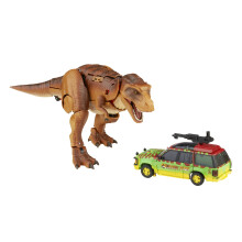 Transformers Generations Collaborative: Jurassic Park Mash-Up Tyrannocon Rex & Autobot JP93