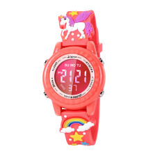 VAPCUFF Unicorn Watch fr barn - 3-8 r Halloween & julklappsstrumpa - Orange