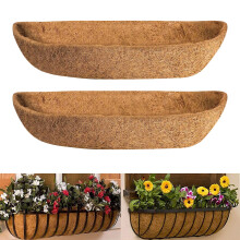 Ayybf Coco Liner Co? de perete Captu?eala Coco Liner Roll Cos suspendat Pad Plante de gradina Co? de jardinier de perete Co?ca de nuca de cocos d