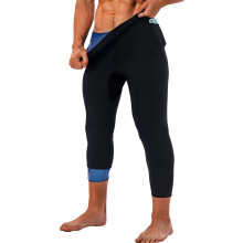 LMCOB Sauna Sweat Short Pants voor heren Hot Thermo Leggings Sauna Pants Compressie Hoge taille voor sportschool Polymeerbroek Workout Fitn