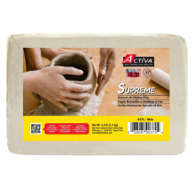 ACTIVA Supreme Artist's Air-Dry Modelling 3.3 libras Arcilla blanca