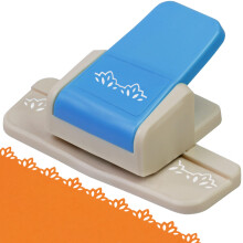 Ecohu Border Punch Border Edge Craft Punch Flower Design Prægning af stempelværktøjer Scroll Punch til Scrapbooking Wedding Cards Decoration og D