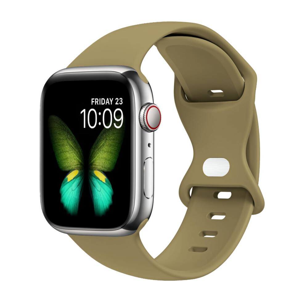 Bracelets Sport Tighesen Compatibles Avec Apple Watch Band Ultra 2/Ultra Se Series 9/8/7/6/5/4/3/2/1 38 Mm 40 Mm 41 Mm 42 Mm 44 Mm 45 Mm 49 Mm S/Mm/L-image