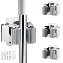 JAMEND CLXP 3PCS Harja- ja moppipidike Heavy Duty -puutarhatykalujen jrjestjteline Harava ja lapiokahva ruostumattomasta terksest valmistettu m
