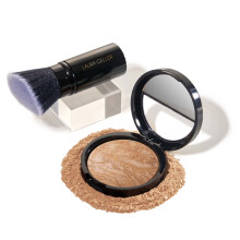 LAURA GELLER NEW YORK Baked Balance-n-Brighten Foundation med Kabuki Borste Makeup Set, Medium