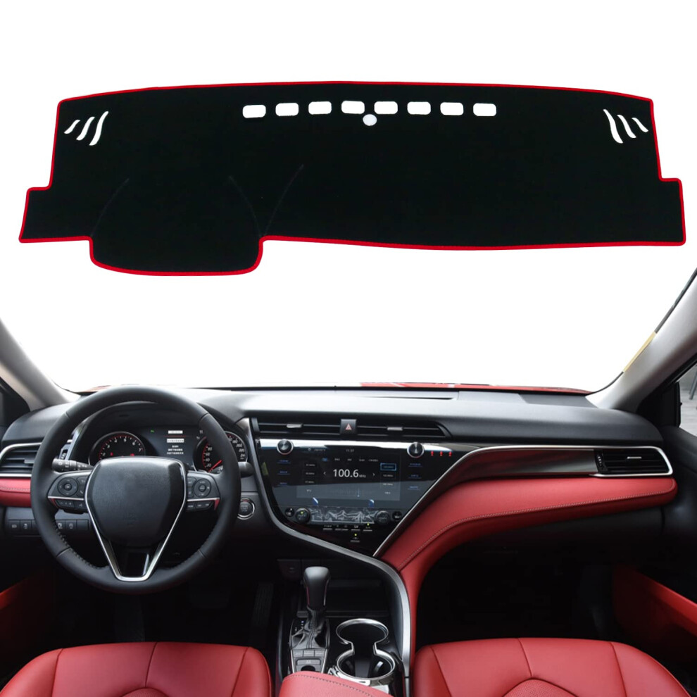 Remoch Dla Toyota Camry Akcesoria 2024 2023 2022 2021 2020 2019 2019 Dash Cover Cover Cover Mat Mat Centrum Fit Center Cover Pass Sunshield Prote-image