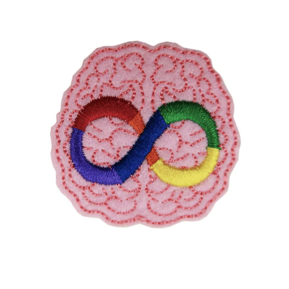 Patch brod    thermocollant       Neurologue du cerveau       pour la Journ   e de sensibilisation     l'autisme