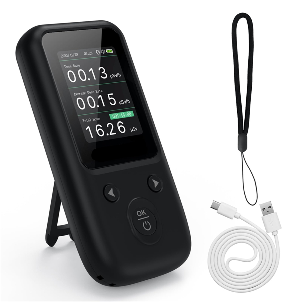 Contatore Geiger Per Il Rilevamento Delle Radiazioni Nucleari Con Display Tft