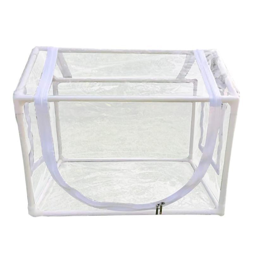 Mini serre portable avec couvercle en PVC transparent