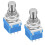 20PCS Momentary Guitar Effect Pedal 3PDT Footswitch 9 Pin Latching 5