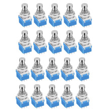 20PCS Momentary Guitar Effect Pedal 3PDT Footswitch 9 Pin Latching