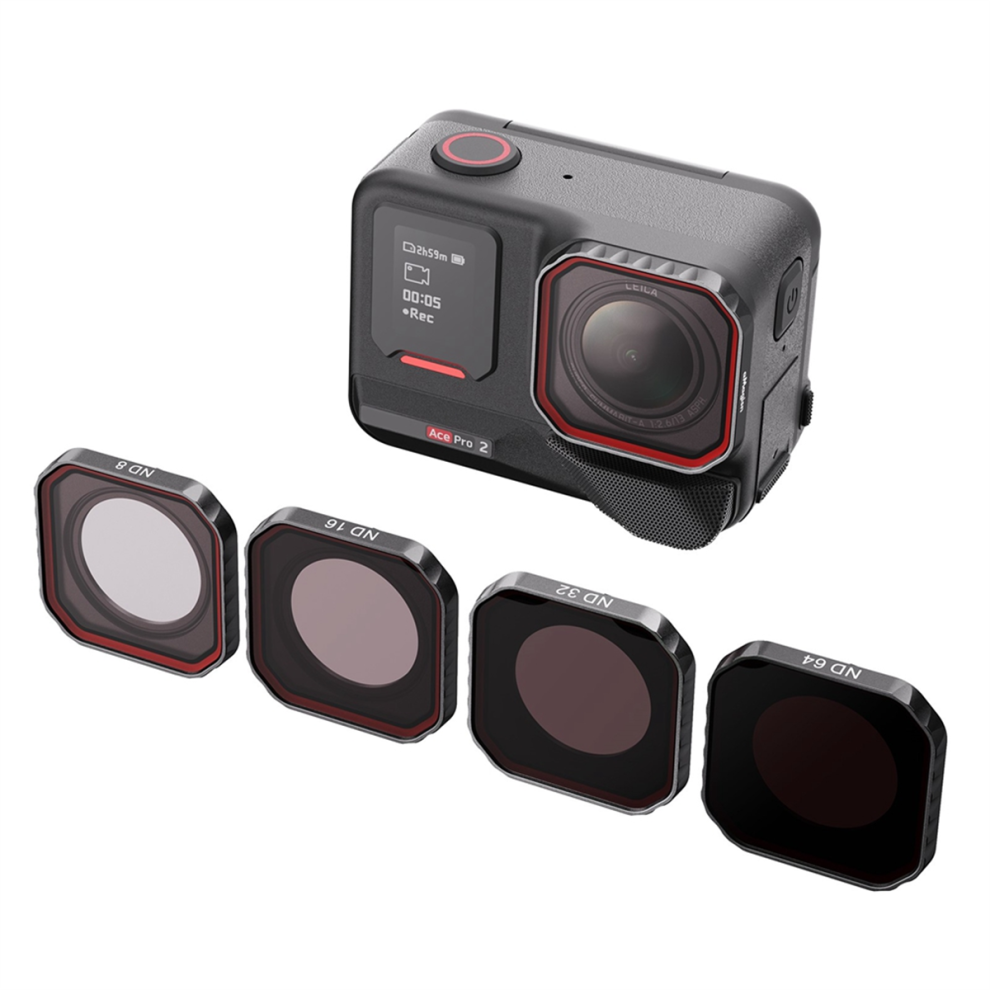 Set Di 4 Filtri Per Obiettivo Pro ND8 ND16 ND32 ND64