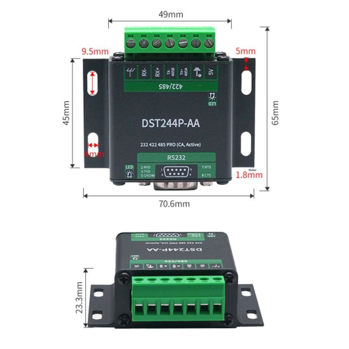 RS232 Isolation Signal Module Converter DST244P-AA 1
