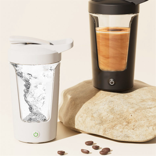 Elektrische Shake Cup Mengbeker Draagbare Mixer Roterende Waterbeker Wit 1