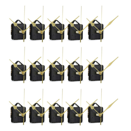15pcs DIY Silent Movement Quartz Clock Movement Mechanism Repair Tool