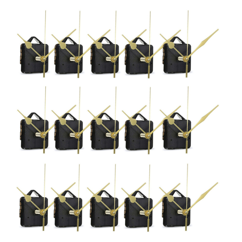 15pcs DIY Silent Movement Quartz Clock Movement Mechanism Repair Tool