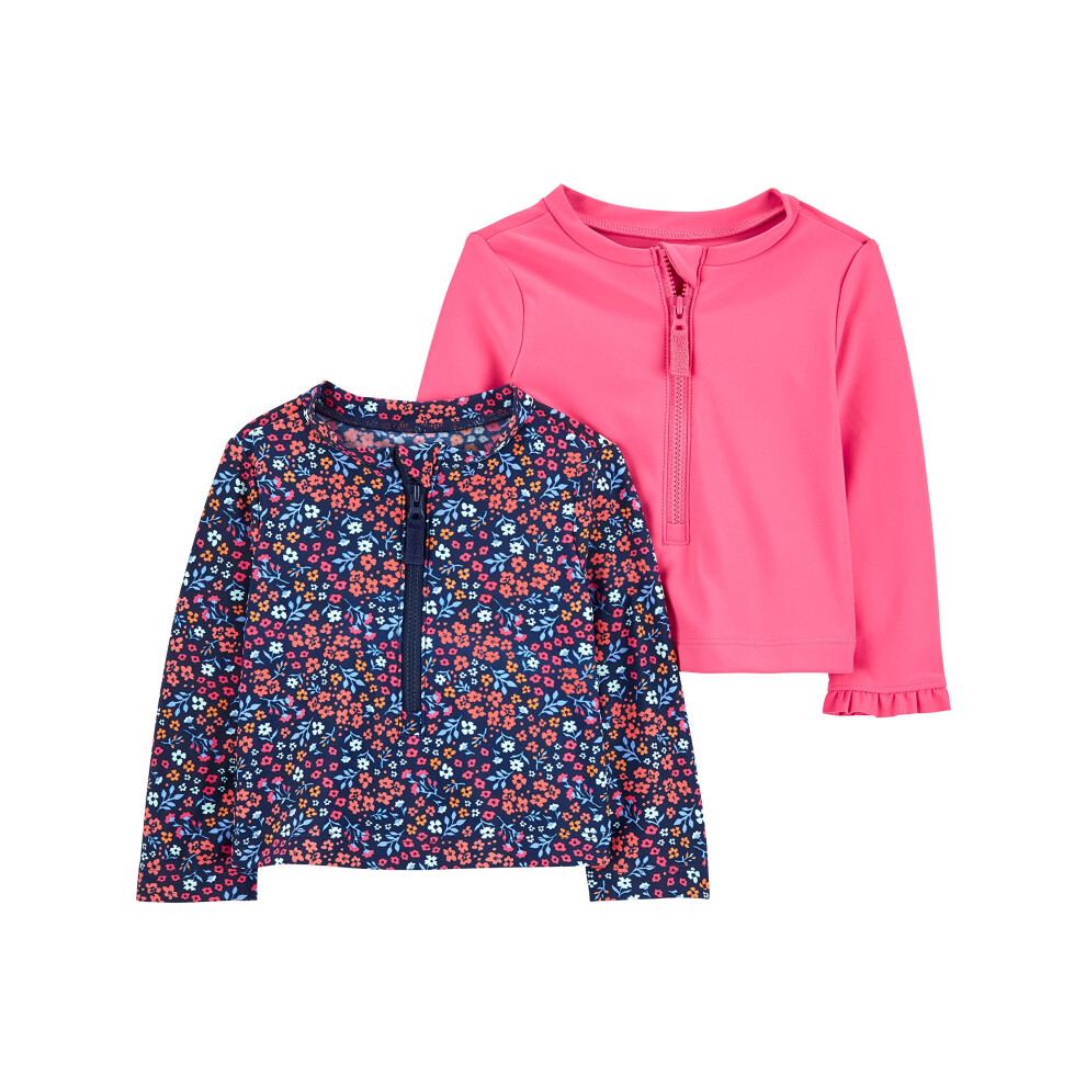 Simple Joys by carters Toddler girls Assorted Rashguard Set Pack of 2