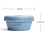 Silicone Folding Lunch Box, Portable Retractable Bowl for Trave,B 3