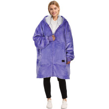 Catalonia Zip Up Blanket Hoodie Sweatshirt, Oversized Sherpa Pullover für Männer und Frauen