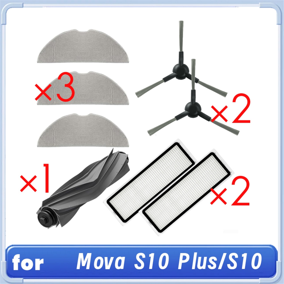 Per Filtro Hepa Per Spazzola Laterale A Rullo Per Aspirapolvere Robot S10 Plus/S10