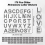 170 Pcs Silver Rhinestone Letter Stickers, 5 Sheets 34 Letters Black 2