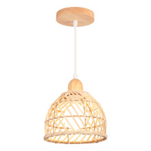 Bamboo Pendant Light Modern Retro Ceiling Light Indoor Pendant Lights Vintage Pendant Light