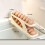Rolling Egg Holder Storage, Egg Holder For Kitchen, 2 Tier Egg Storage Rack Egg Tray Fridge 2
