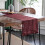 (Red, 30x180cm) Macrame Table Runner With Tassels Hand Woven Cotton Table Runner Rustic Farmhouse Table Runner For Kitchen Dining Table 3