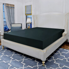 Elegant Comfort Luxurious Wrinkle Resistant 1500 Thread Count Egyptian Quality 1-Piece Fitted Sheet All Around Elastic -Deep Pocket- Ultra Soft Bottom