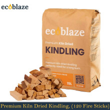 Ecoblaze Kiln Dried Kindling Wood 120 Fire Sticks for Log Burners & Pizza Oven