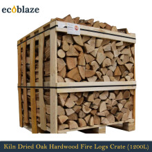 Ecoblaze Kiln Dried Oak Hardwood Firewood Logs 1200L for Wood Burner, Brown 001