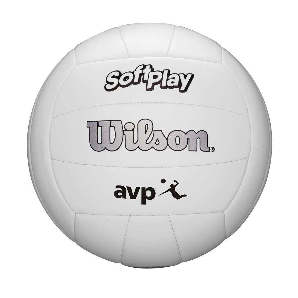WILSON AVP Soft Play Volleyball - Official Size  White-image-OPC-PFKDM28-NEW