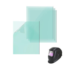 4.5 """" X 5.25 """" Svejsehjelmdækslinse 10 stk udenfor udskiftning Clear Lens Covers til Solar Auto Darkering Welding Helmet.