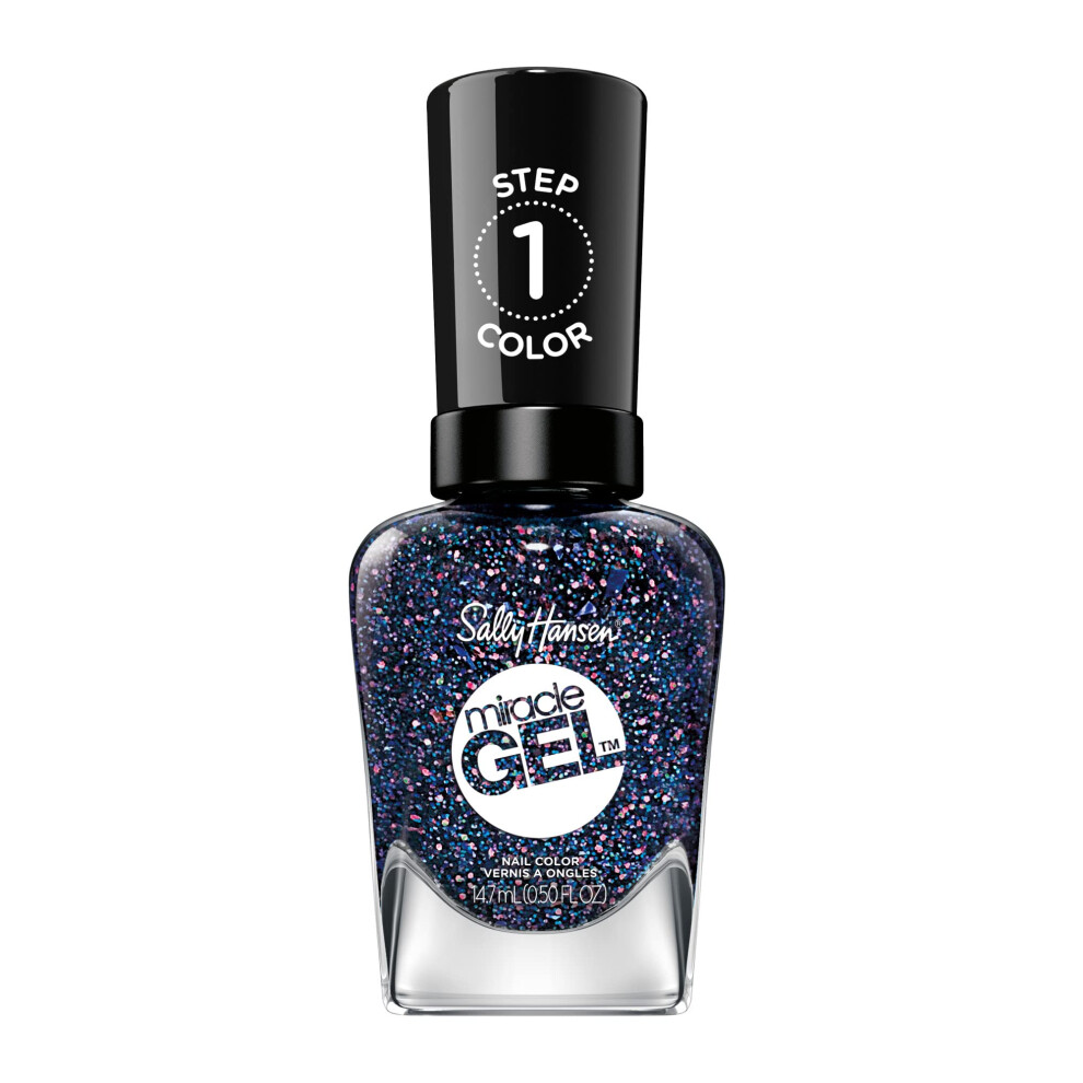 Sally Hansen Miracle Gel  Travel Seekers Girls Flip  Long Lasting  GelLike Formula  No UV Lamp Needed  Glitter Nail Polish