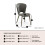 (Dark Grey, 2 x Chairs) Alto Leather Dining Chair 7