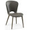 (Dark Grey, 2 x Chairs) Alto Leather Dining Chair 2