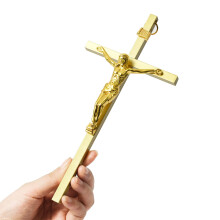 VINETEN Kruzifix-Wandkreuz | Schlanke katholische Kreuze aus Metall | Kreuz-Wanddekoration f   r Ihr Zuhause     20,3 cm
