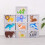 CLCROBD Φορητό Μεγάλο Κουτί Παιχνιδιών για Παιδιά με Καπάκι, Αναδιπλούμενη Θήκη Ζώων 5