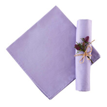Lavender Purple tissu napkins 100% coton Ensemble de 12 serviettes de cuisine violettes pour le dner confortable et reutilisable 18 """" ""x18"" ""Ko