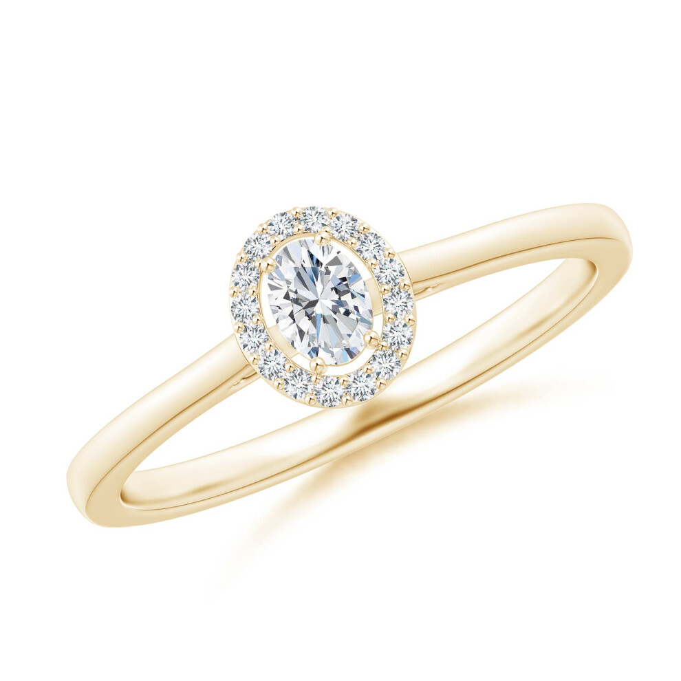 (M 1/2, 14ct Yellow Gold) Angara Lab-Grown-Oval Diamond Halo Engagement Ring for Women-image-OPC-PGHNJWP-NEW