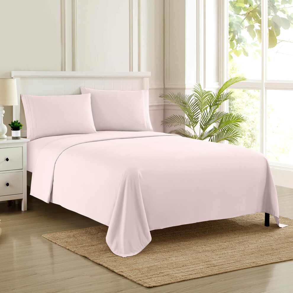 Sweet Home Collectio California King Sheet Sets - Breathable Luxury Sheets With Full Elastic & Secure Corner Straps Built In - 1800 Supreme Collection Bedding Sheet Set
