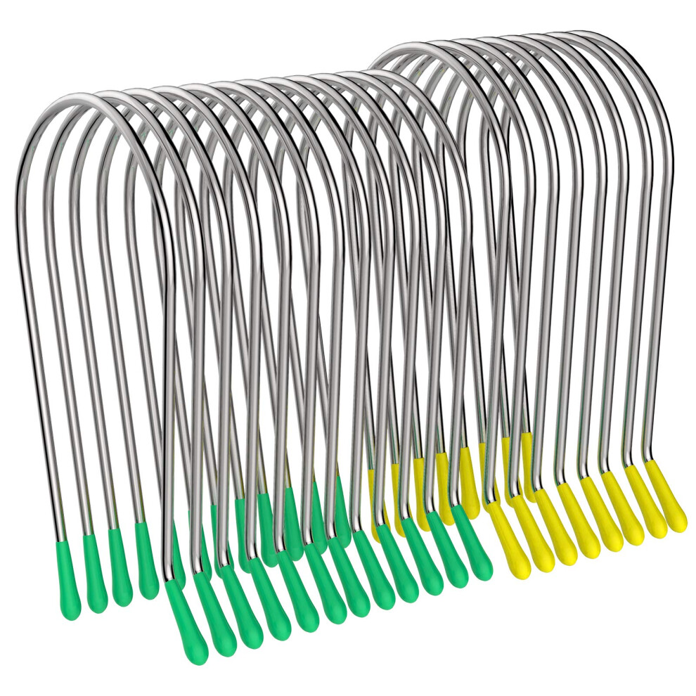 Pinces de rechange pour bigoudis chauffants, goupilles de fixation pour rouleaux chauffants de 2,5 cm (1 pouce) et 2,5 cm (1 pouce) (20 pi  ces)