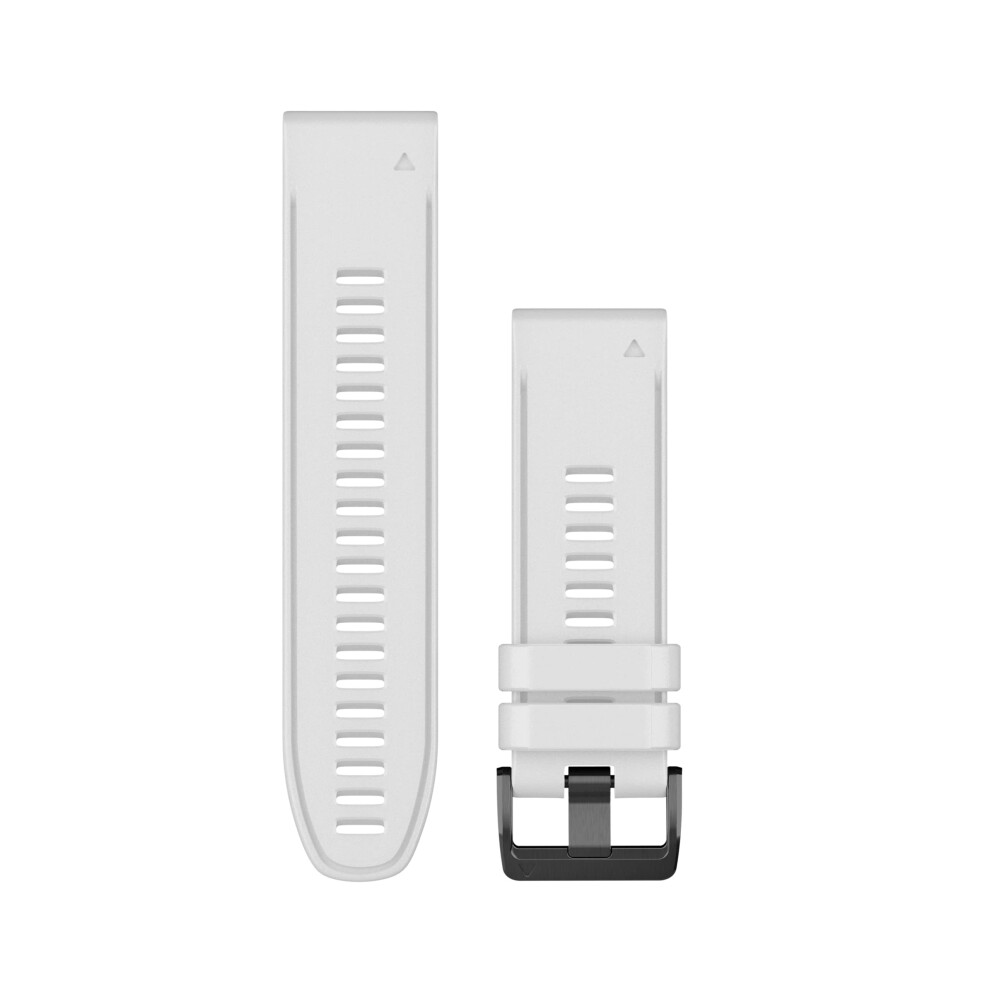 Garmin QuickFit 26mm Watch Band and Optional Extra Long Strap  White S